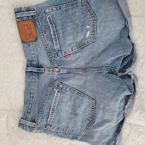 Levi's Light Blue Denim Shorts